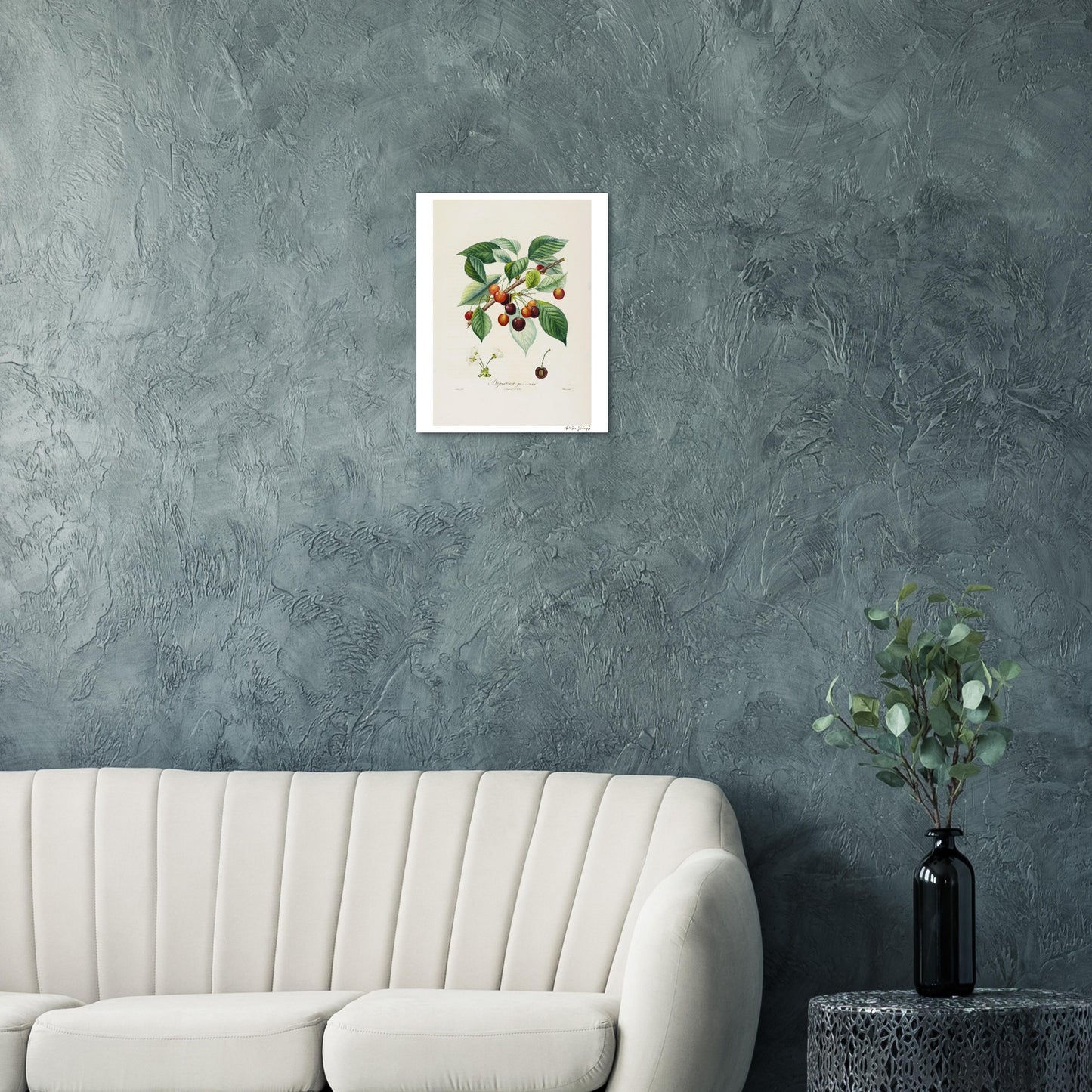 Affiche décoration Cerise Bigarreau gros coeuret salon 2